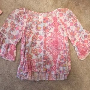 girls 10 shirt form justice